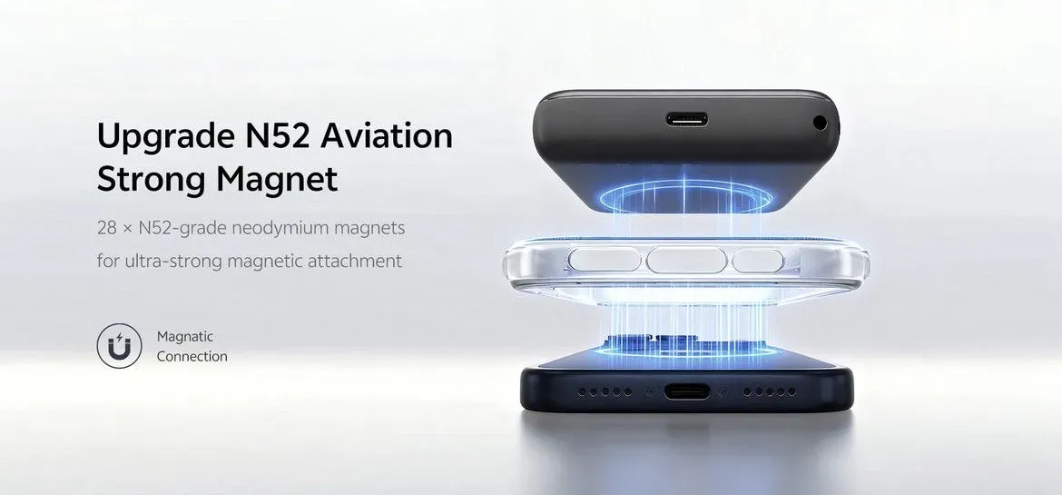 QCY PBW10A 20W PD 10000mAh Wireless Power Bank