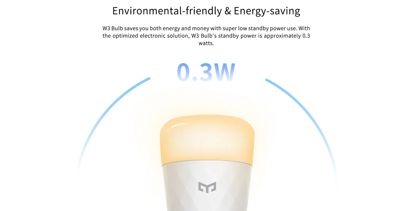 Yeelight Smart LED Bulb W3 E27 Smart Light