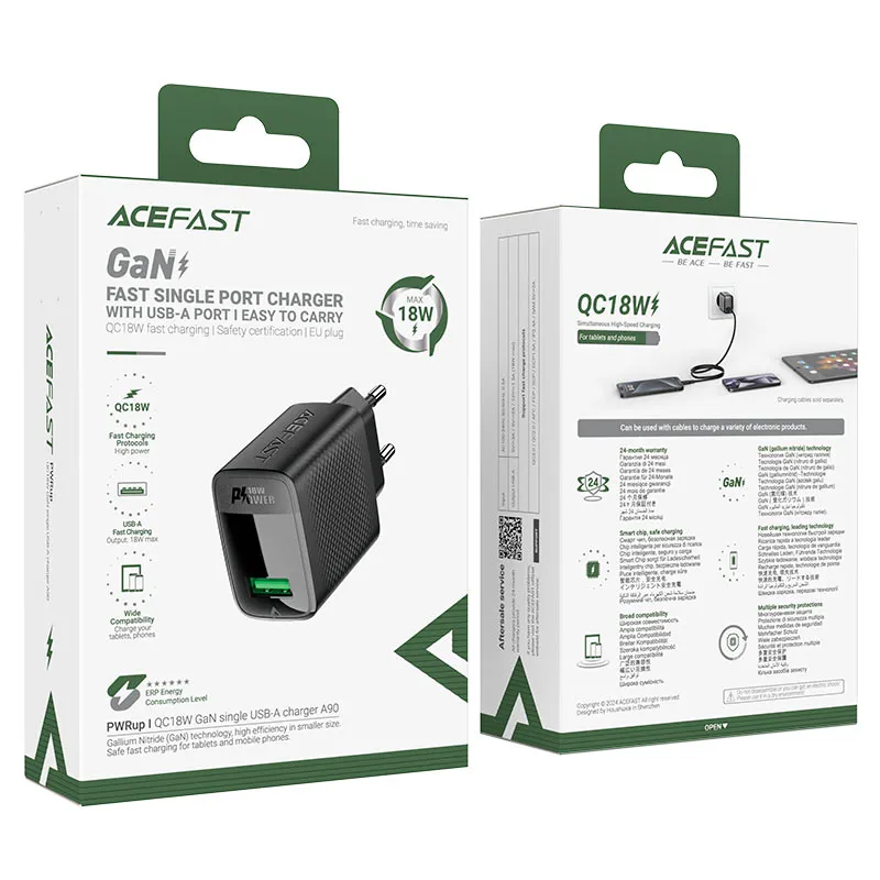 ACEFAST A90 18W GaN Fast Wall Charger