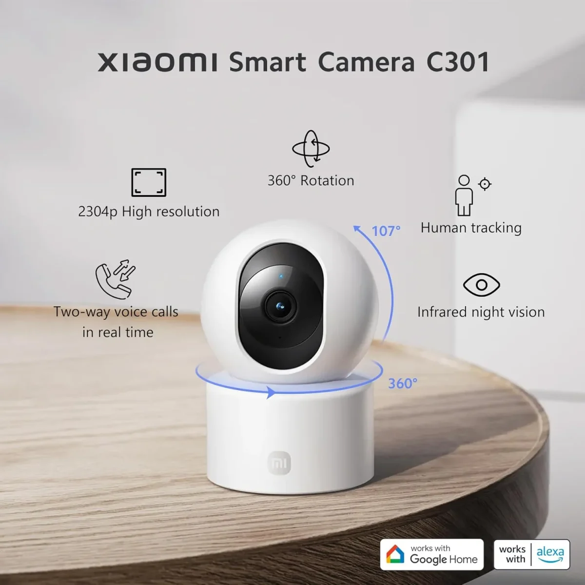 Xiaomi Smart Camera C301 2K 360°