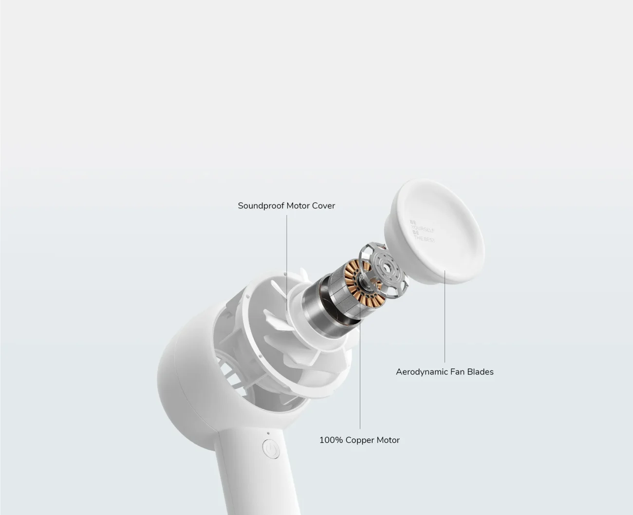JISULIFE FA42 Super Mini Turbo Fan
