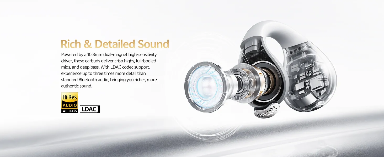 QCY Crossky C30S Open-Ear Wireless Earbuds