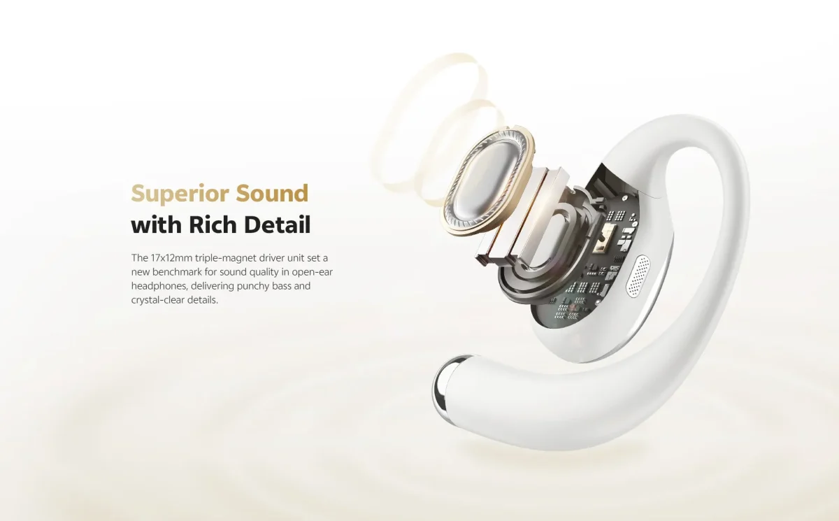 QCY Crossky R70 Open-Ear Wireless Earbuds