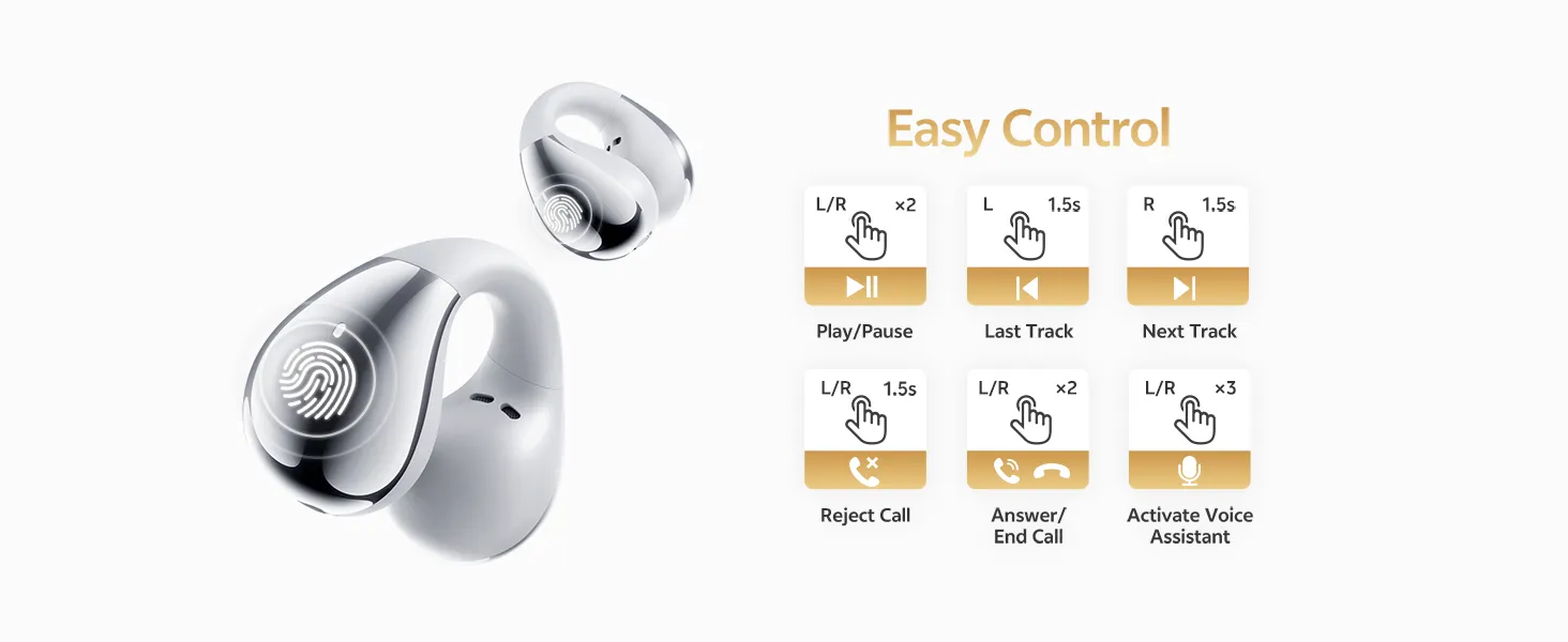 QCY Crossky C30S Open-Ear Wireless Earbuds