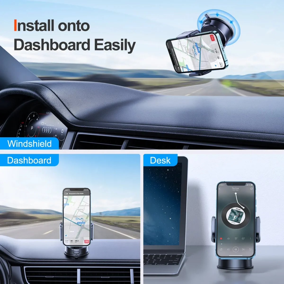 JOYROOM JR-ZS284 360° Car Phone Holder