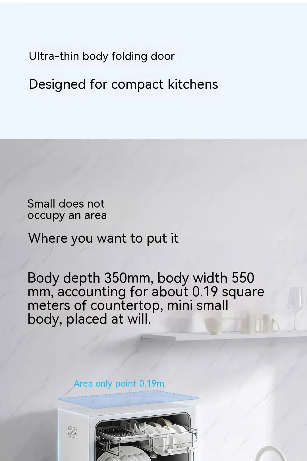 Xiaomi Mijia S1 Smart Desktop Dishwasher