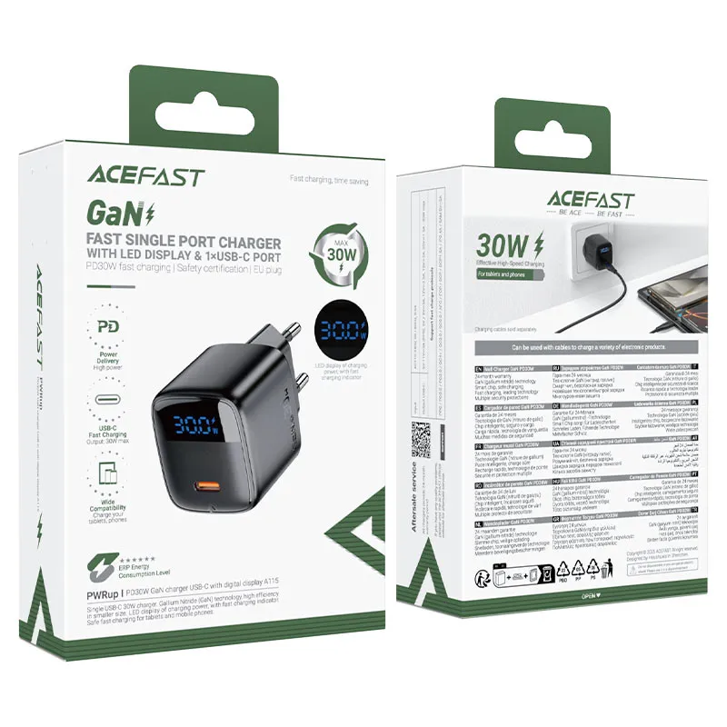 ACEFAST A115 30W GaN USB-C Fast Charger ACEFAST A115 30W GaN USB-C Fast Charger