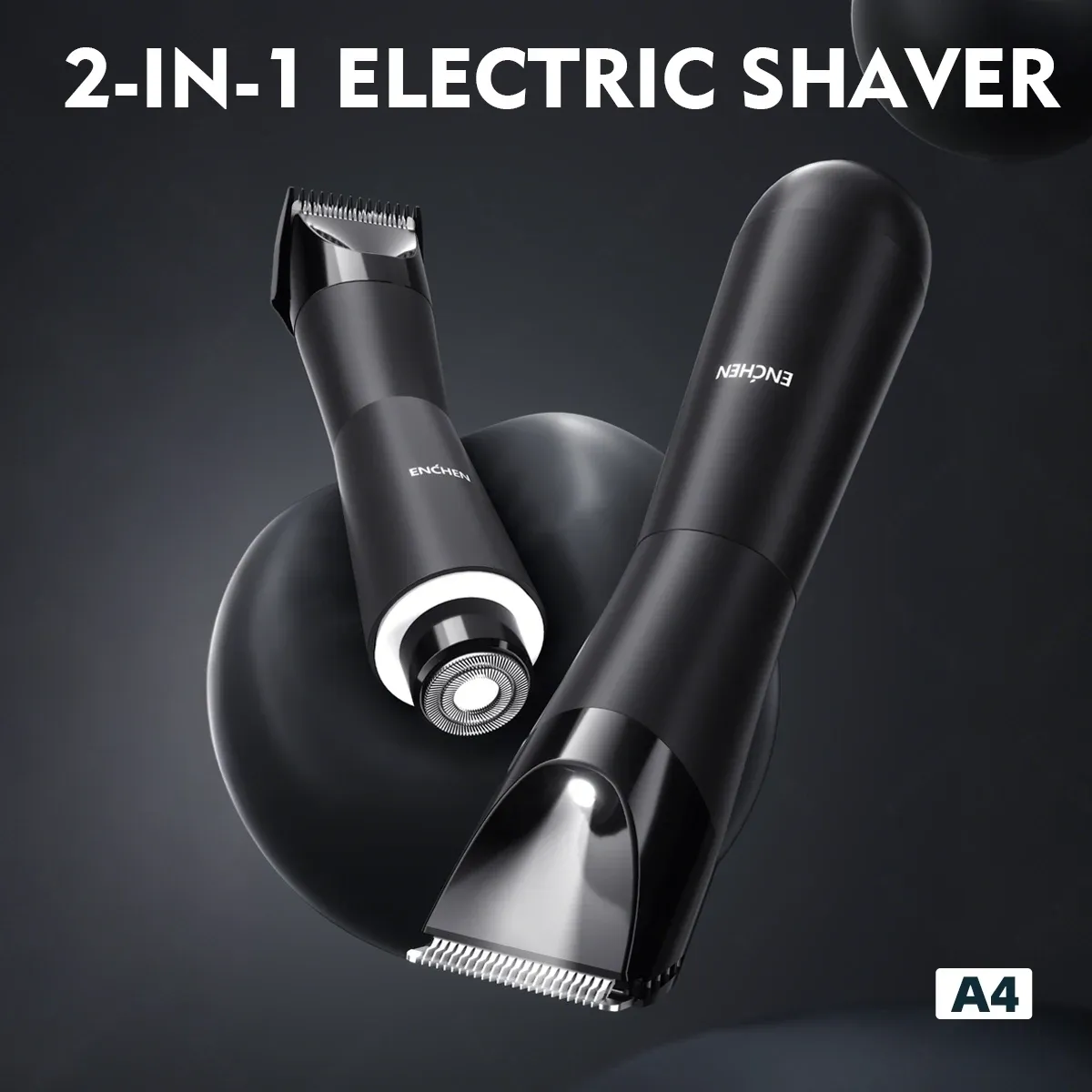 ENCHEN A4 2-in-1 Electric Groomer Face & Body Hair trimmer