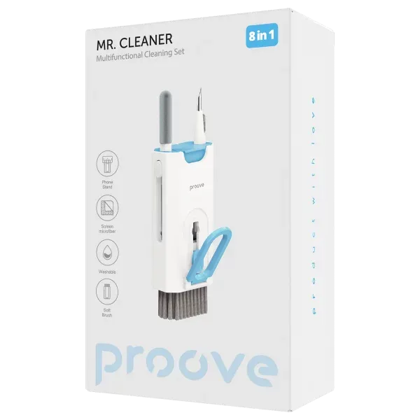 Proove Mr. Cleaner 8-in-1 Compact Electronics & Gadget Cleaning Kit