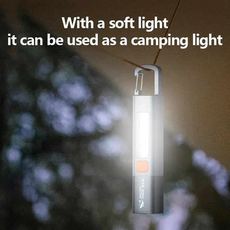 Smiling Shark SD1023 LED Multifunctional Flashlight