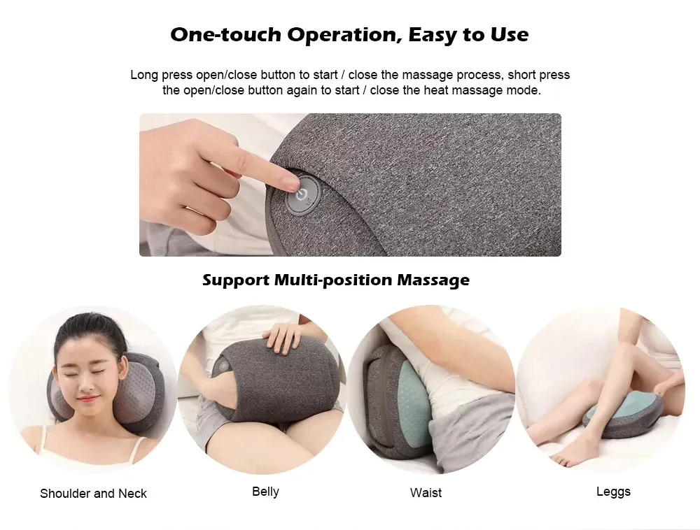 Xiaomi Lefan LF-YK006 Wireless 3D Massage Pillow