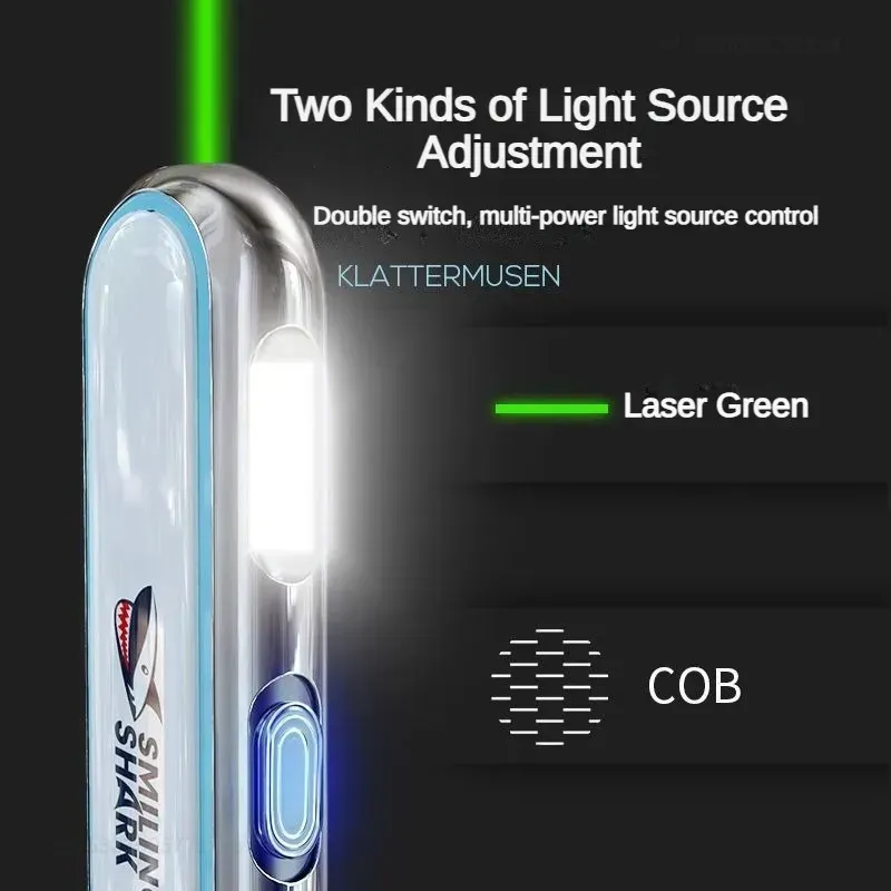 SMILING SHARK LS-308 Rechargeable Multifunctional Flashlight