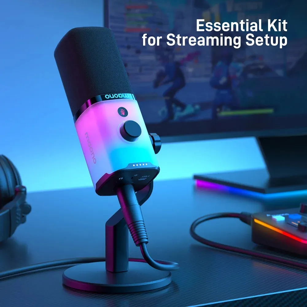 MAONO PD100X RGB Game Streamer Microphone