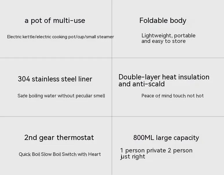 Xiaomi ZHENMI ZMSH-03 Portable Electric Kettle