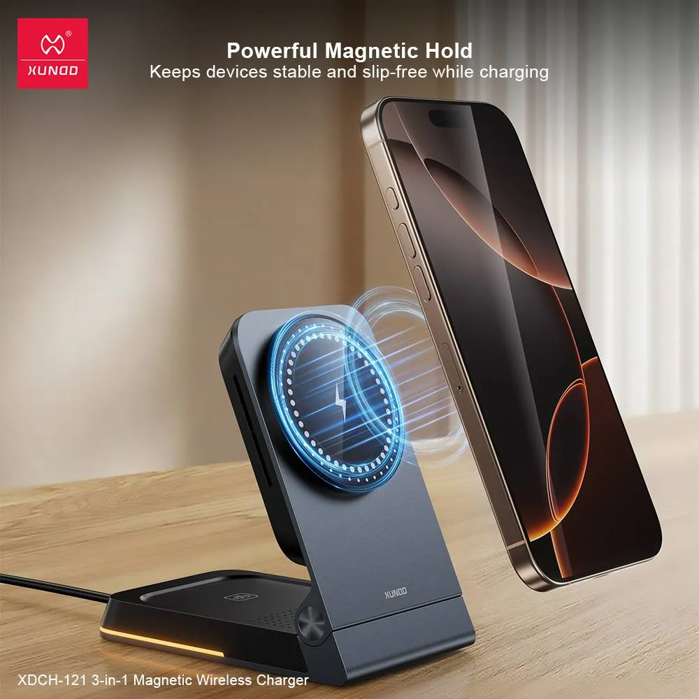XUNDD XDCH-121 3-in-1 Wireless Charger