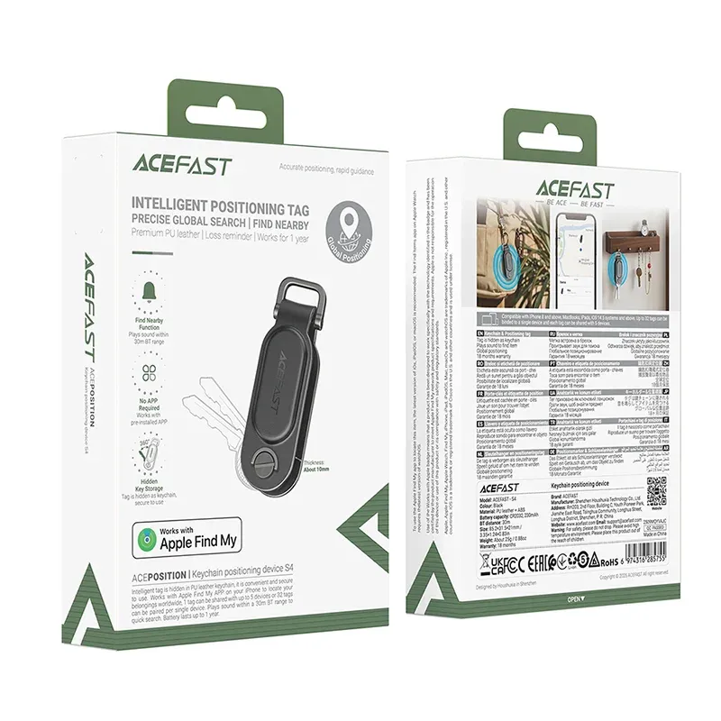 ACEFAST S4 Keychain Positioning Device Tracker