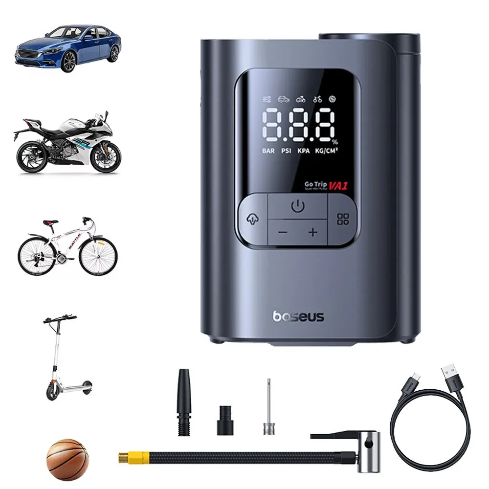 Baseus GoTrip VA1 Super Mini Wireless Inflator 19-Cylinder Baseus GoTrip VA1 Super Mini Wireless Inflator 19-Cylinder