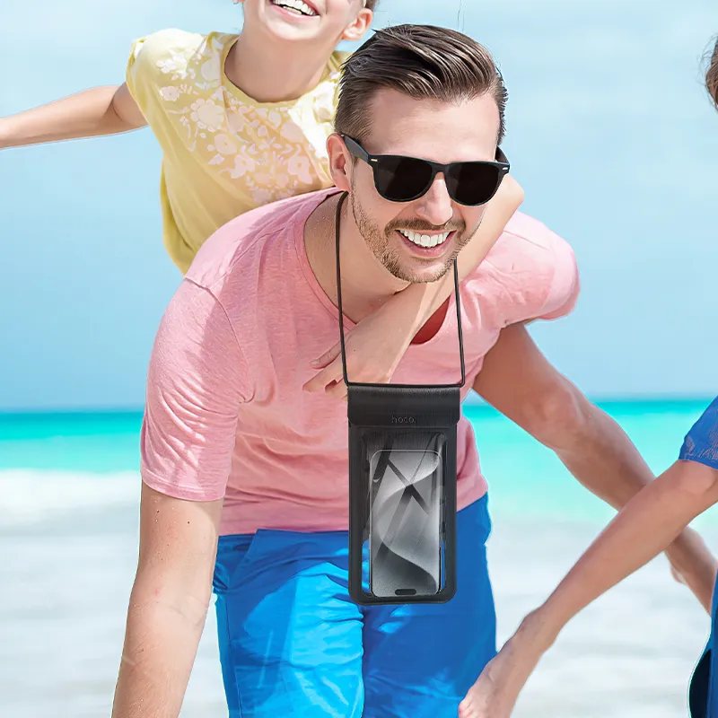 Hoco HX53 Leather Waterproof Mobile Phone Bag