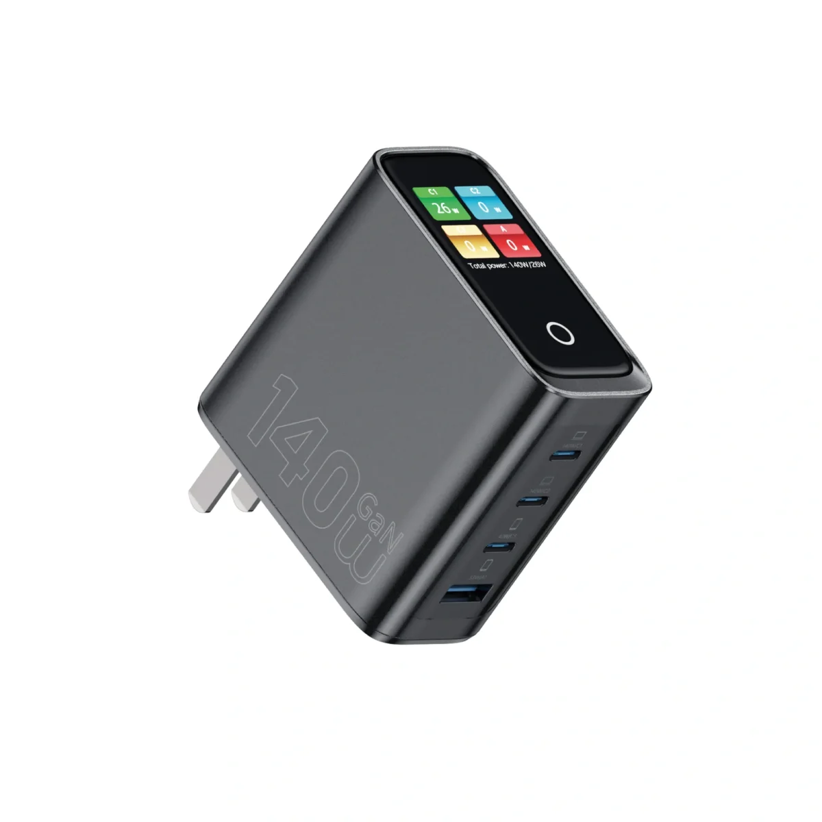 WiWU Wi-G028 140W Intelligent Display GaN Charger