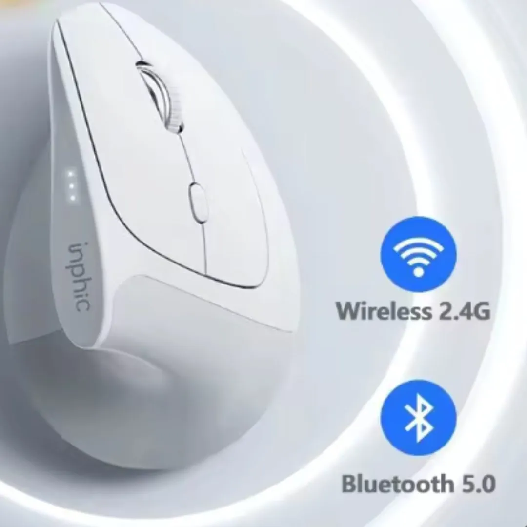Inphic X9 Pro Bluetooth Vertical Wireless Mouse