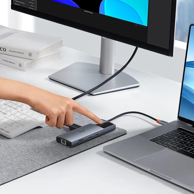 Baseus Metal Gleam II Series 10-in-1 USB Hub