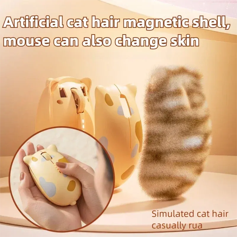 INPHIC Kalo Cute Cat Wireless Mouse