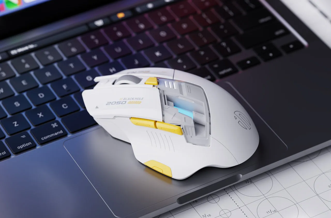 Inphic A9 Explorer V2 Bluetooth and 2.4G Wireless Mouse
