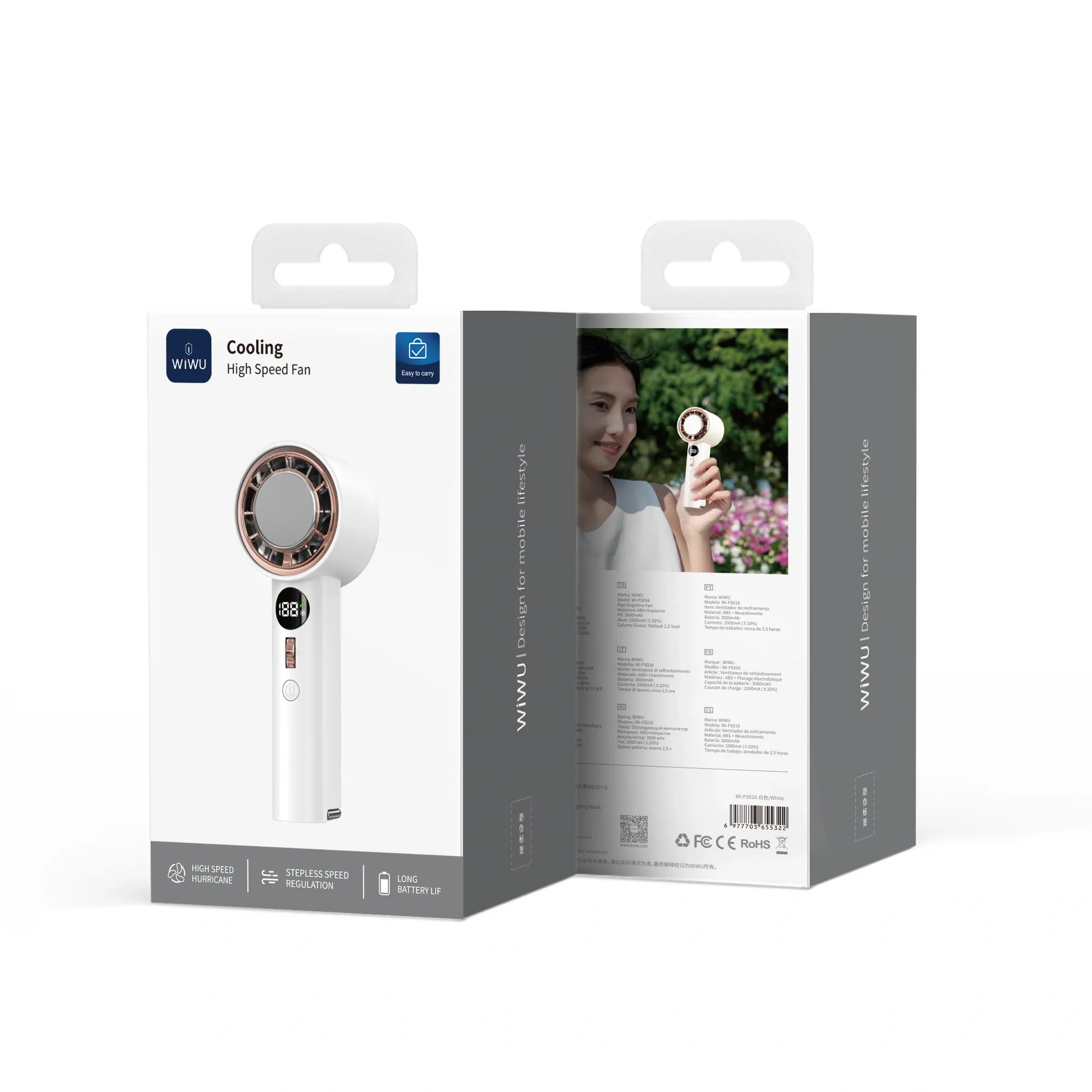 WiWU Wi-FS016 ChillMate Portable Cooling Fan