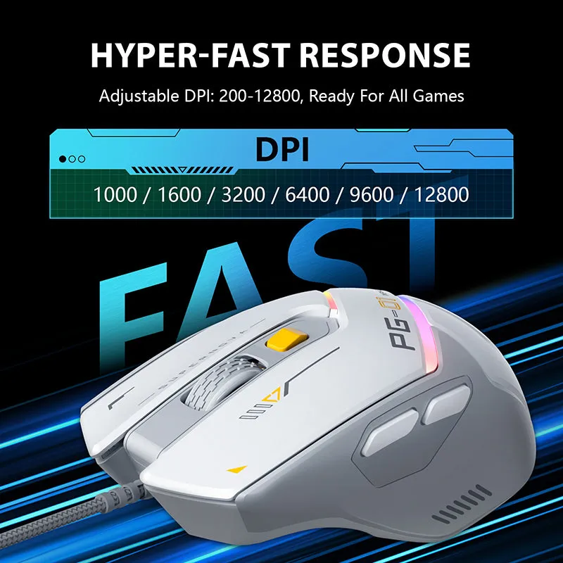 Inphic PG1 Wired and RGB Gaming Mouse