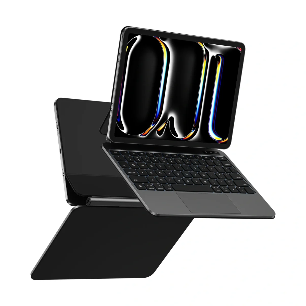 WIWU Magic Keyboard MK-002 Pro Strong Magnetic Tablet Keyboard Case for iPad 10.9" / 11" / 12.9" / 13" :