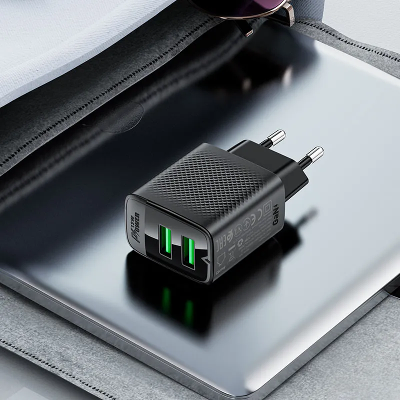 Acefast Wall Charger A86 12W Dual USB-A Adapter