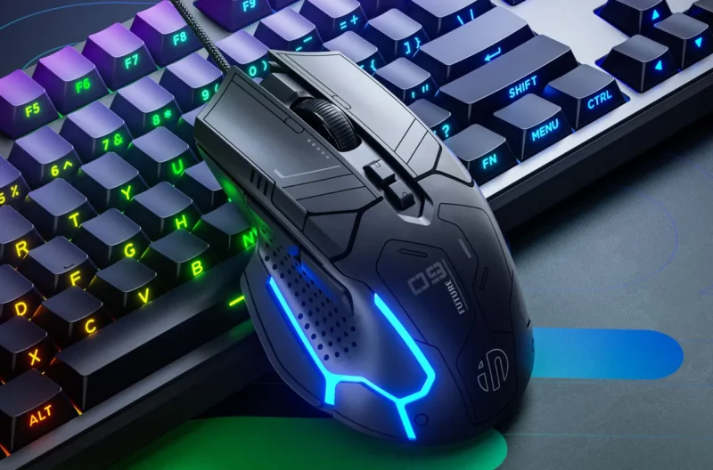 Inphic PG9 AI Design Wired Gaming Mouse