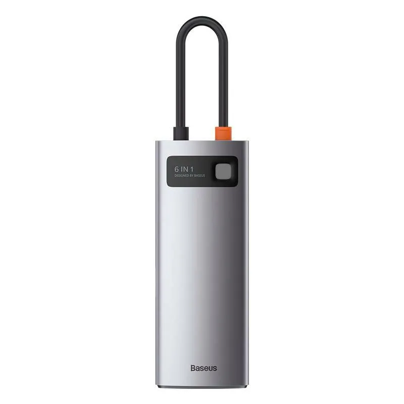 Baseus Metal Gleam Series 6-in-1 Type-C HUB