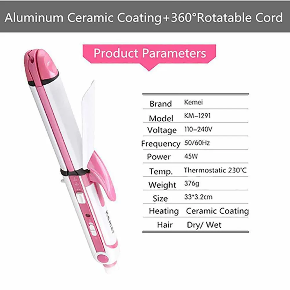 Kemei KM-1291 Professional Hair Straightener