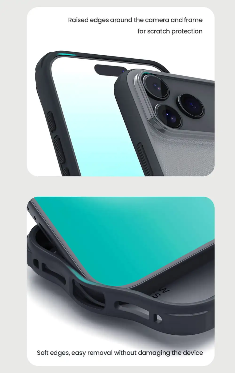 Nillkin Super Frosted Shield Pro Matte Clear Version Case For iPhone 17 Series
