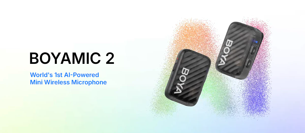 Boya BOYAMIC 2 AI-Powered Mini Wireless Microphone