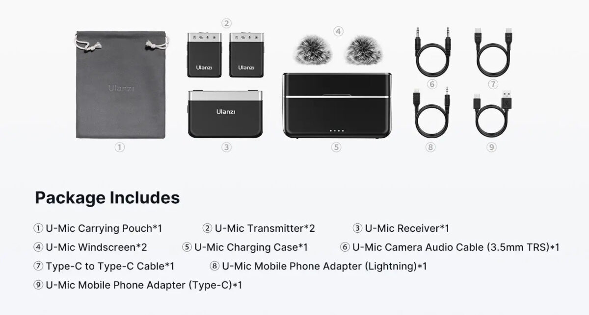 Ulanzi AM18 Wireless Microphone Pro Price in Bangladesh: