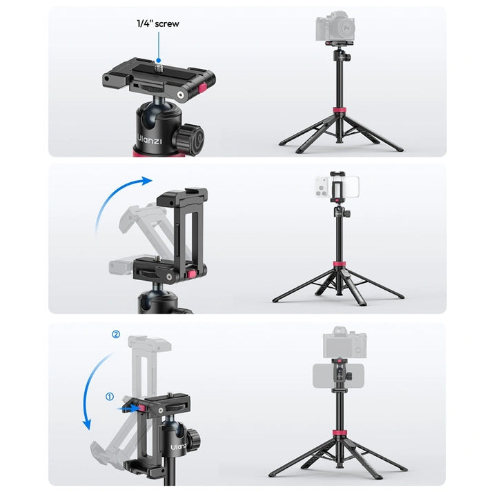 Ulanzi MT-44B 2-in-1 Selfie Stick Quadpod S056