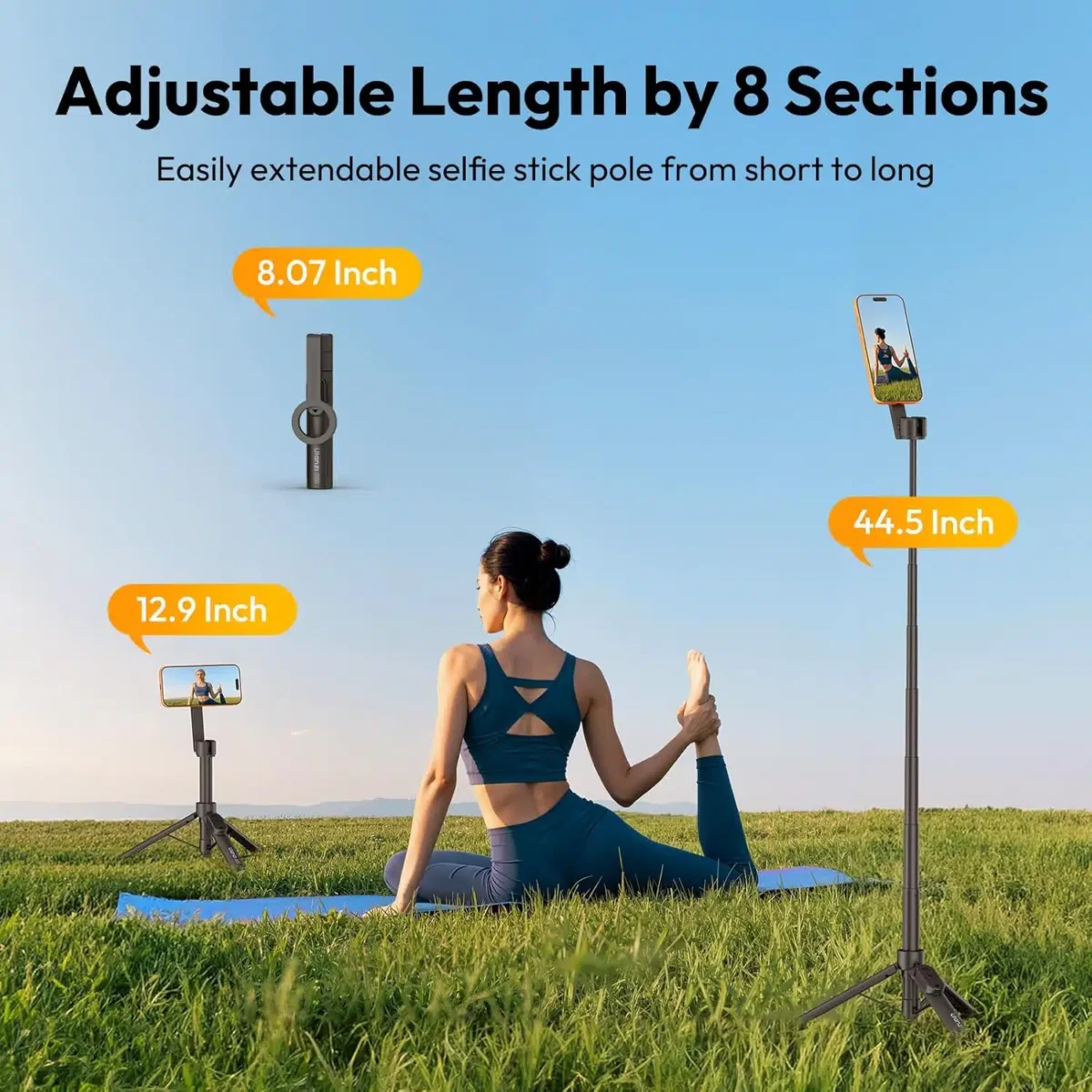 Ulanzi SK26 Magnetic Phone Tripod Selfie Stick