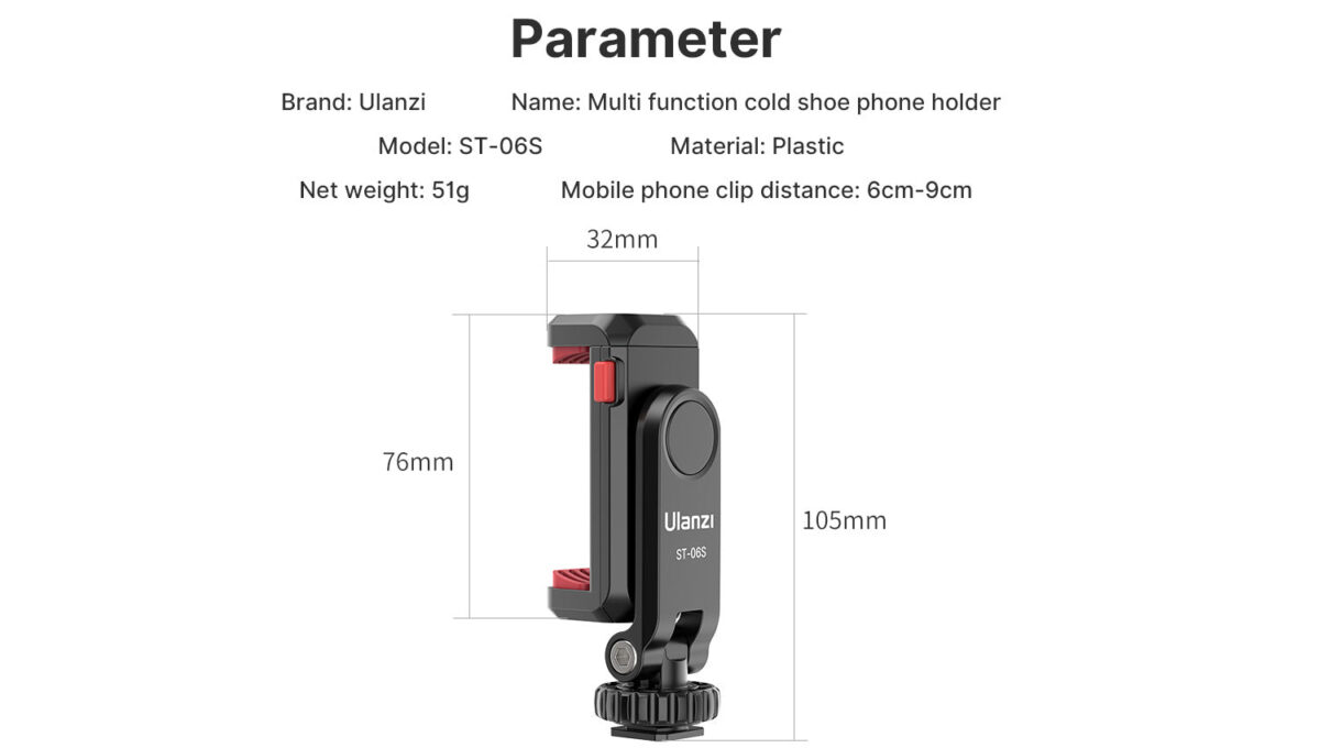 Ulanzi ST-06S Multifunction Smartphone Holder