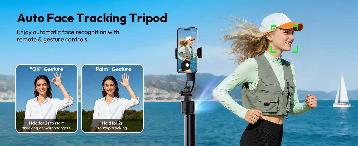 Ulanzi TT23 Auto-Tracking Selfie Stick Tripod 