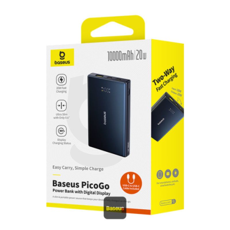 Baseus PicoGo 10000mAh 20W Power Bank Price BD