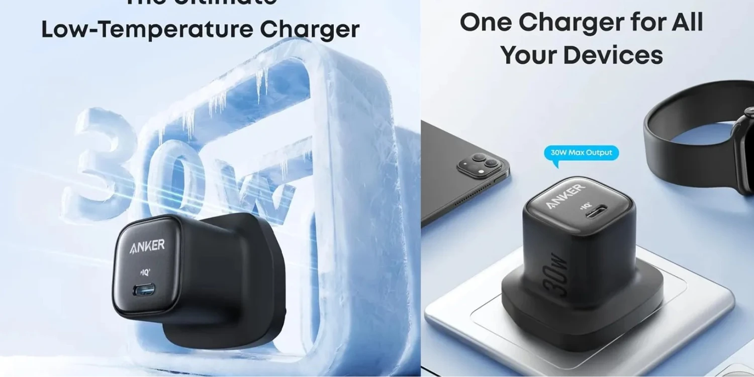 Anker Zolo 30W Charger with 1.0m C to C