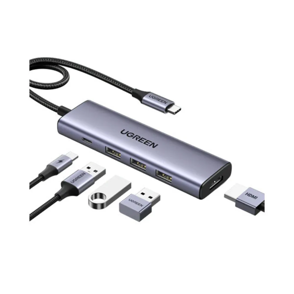 UGREEN CM511 (20956A) 6-in-1 USB-C TO USB Multifunction Hub UGREEN CM511 (20956A) 6-in-1 USB-C TO USB Multifunction Hub