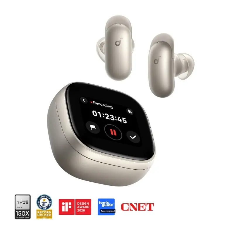 Anker soundcore Liberty 5 Pro Max AI Note-Taker Earbuds