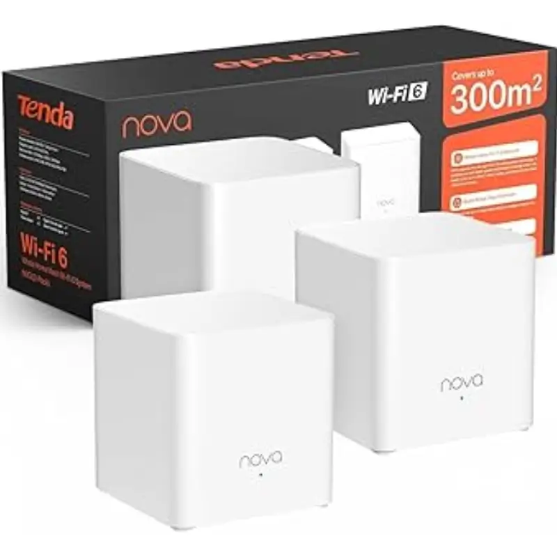 Tenda Nova MX3 AX1500 Dual-Band WiFi 6 Mesh Router with EasyMesh