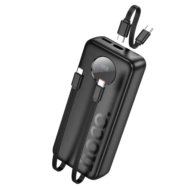 Hoco J132A Sabio 20000mAh Power Bank With Built-In Cables Hoco J132A Sabio 20000mAh Power Bank With Built-In Cables