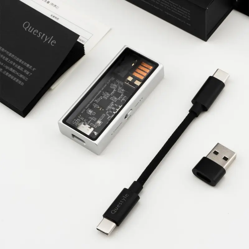 Questyle M15C USB-C Headphone Amplifier with 3.5mm & 4.4mm Outputs Questyle M15C USB-C Headphone Amplifier with 3.5mm & 4.4mm Outputs