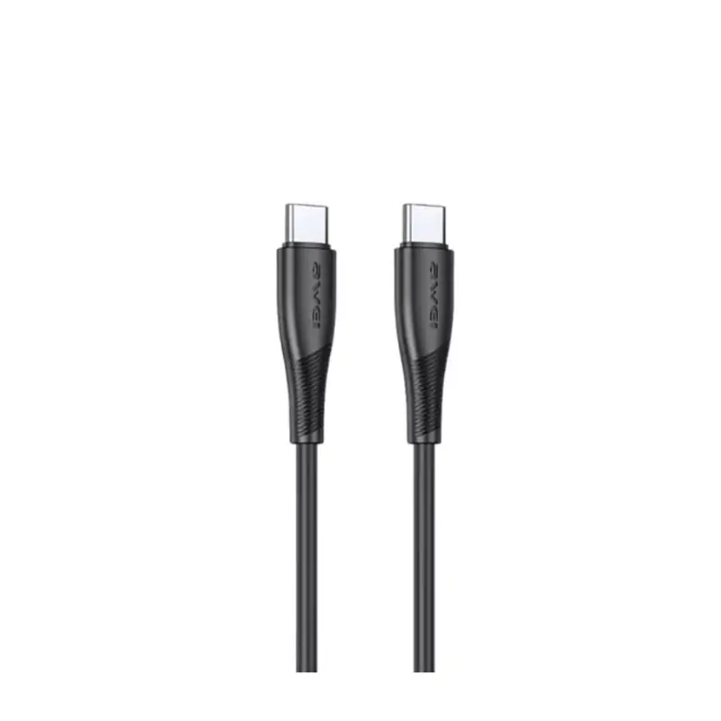 AWEI CL-182C 60W Type-C to Type-C Fast Charging Cable AWEI CL-182C 60W Type-C to Type-C Fast Charging Cable