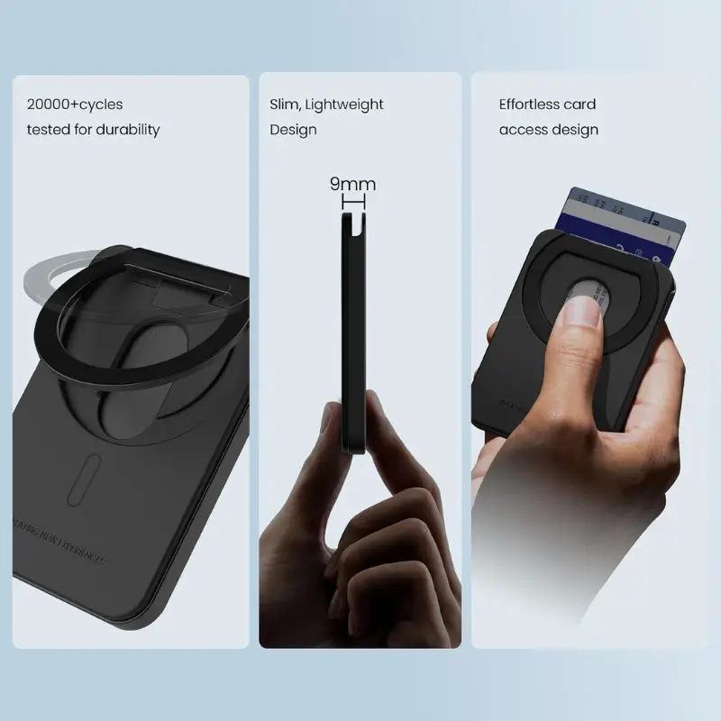 Nillkin FiberMate MagSafe Card Holder Wallet Stand with RFID Protection